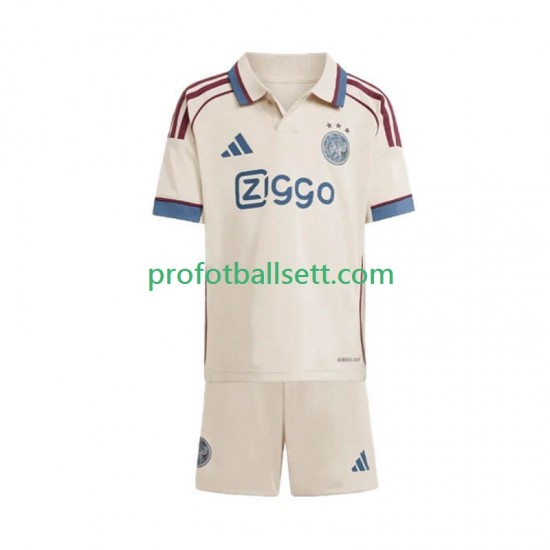 Fotballdrakt AFC Ajax Barn Tredjekit 2025-2026 Kortermet