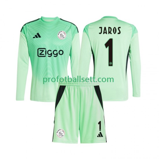 Fotballdrakt AFC Ajax Keeper Vitezslav Jaros 1 Barn Hjemmekit 2025-2026 Langermet