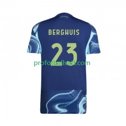 Fotballdrakt AFC Ajax Steven Berghuis 23 Herre Bortekit 2025-2026 Kortermet