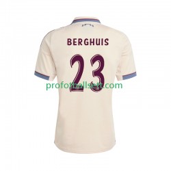 Fotballdrakt AFC Ajax Steven Berghuis 23 Herre Tredjekit 2025-2026 Kortermet