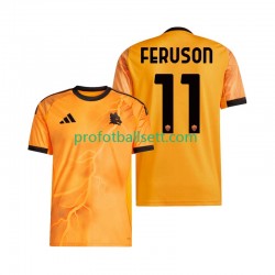 Fotballdrakt AS Roma Evan Ferguson 11 Herre Bortekit 2025-2026 Kortermet