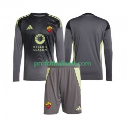 Fotballdrakt AS Roma Keeper Barn Hjemmekit 2025-2026 Langermet