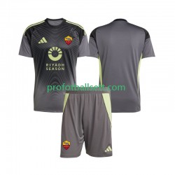 Fotballdrakt AS Roma Keeper Barn Hjemmekit 2025-2026 Kortermet