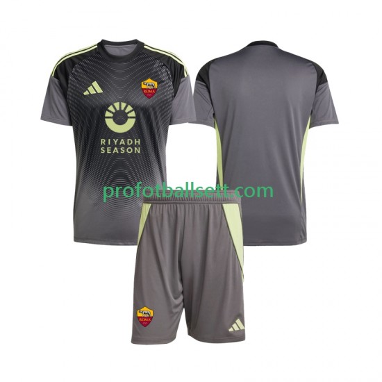 Fotballdrakt AS Roma Keeper Barn Hjemmekit 2025-2026 Kortermet