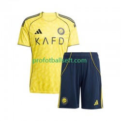 Fotballdrakt Al Nassr Barn Hjemmekit 2025-2026 Kortermet