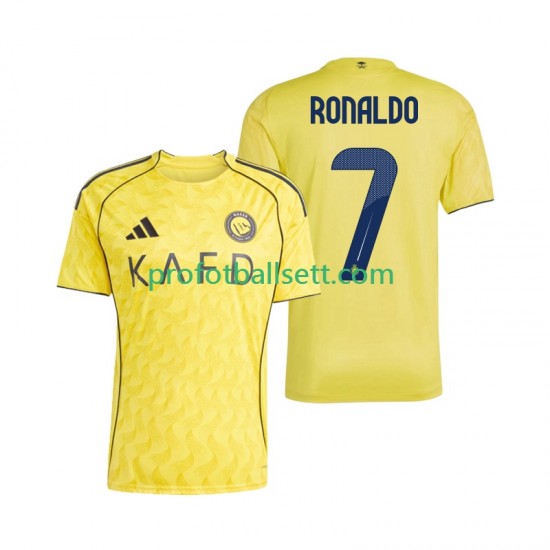 Fotballdrakt Al Nassr Cristiano Ronaldo 7 Herre Hjemmekit 2025-2026 Kortermet