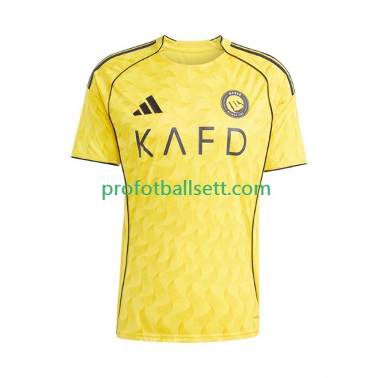 Fotballdrakt Al Nassr Herre Hjemmekit 2025-2026 Kortermet
