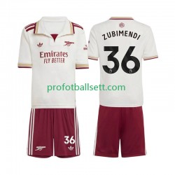 Fotballdrakt Arsenal Martin Zubimendi 36 Barn Tredjekit 2025-2026 Kortermet