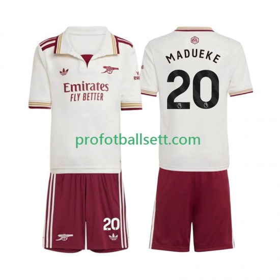 Fotballdrakt Arsenal Noni Madueke 20 Barn Tredjekit 2025-2026 Kortermet