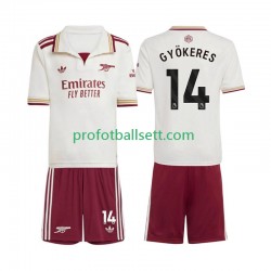 Fotballdrakt Arsenal Viktor Gyokeres 14 Barn Tredjekit 2025-2026 Kortermet