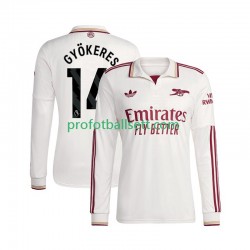Fotballdrakt Arsenal Viktor Gyokeres 14 Herre Tredjekit 2025-2026 Langermet