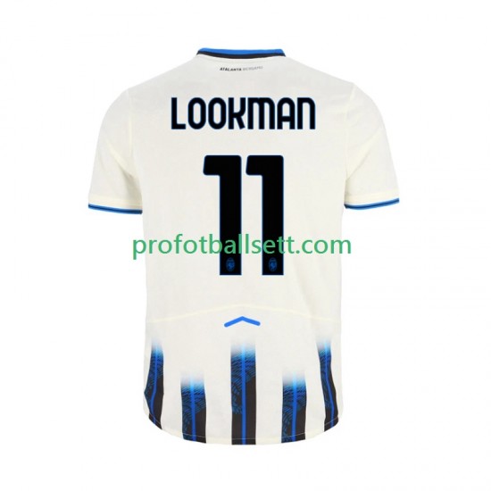 Fotballdrakt Atalanta Ademola Lookman 11 Herre Bortekit 2025-2026 Kortermet