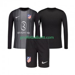 Fotballdrakt Atlético Madrid Keeper Barn Bortekit 2025-2026 Langermet