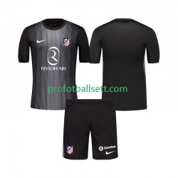 Fotballdrakt Atlético Madrid Keeper Barn Bortekit 2025-2026 Kortermet