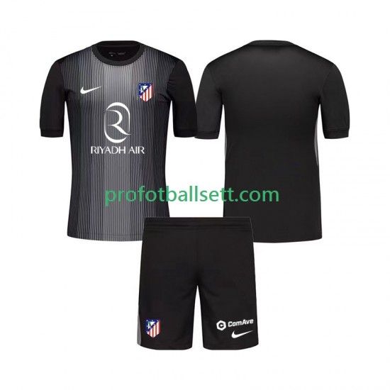 Fotballdrakt Atlético Madrid Keeper Barn Bortekit 2025-2026 Kortermet