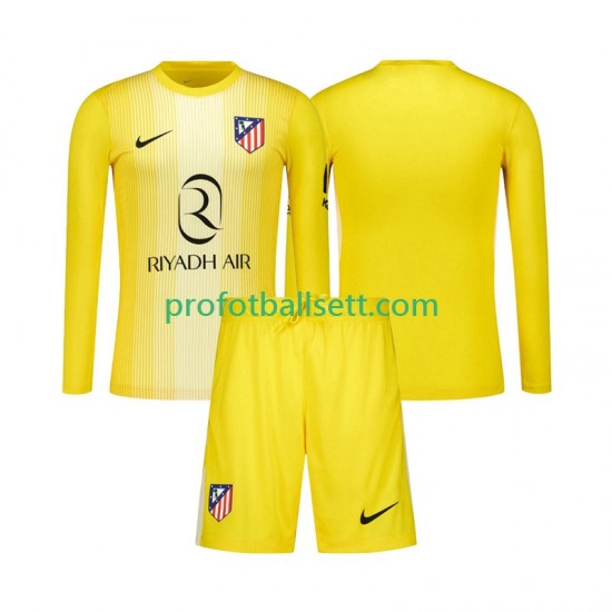 Fotballdrakt Atlético Madrid Keeper Barn Hjemmekit 2025-2026 Langermet