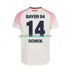 Fotballdrakt Bayer 04 Leverkusen Patrik Schick 14 Herre Bortekit 2025-2026 Kortermet