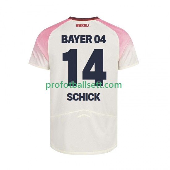 Fotballdrakt Bayer 04 Leverkusen Patrik Schick 14 Herre Bortekit 2025-2026 Kortermet
