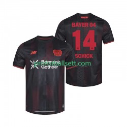 Fotballdrakt Bayer 04 Leverkusen Patrik Schick 14 Herre Hjemmekit 2025-2026 Kortermet