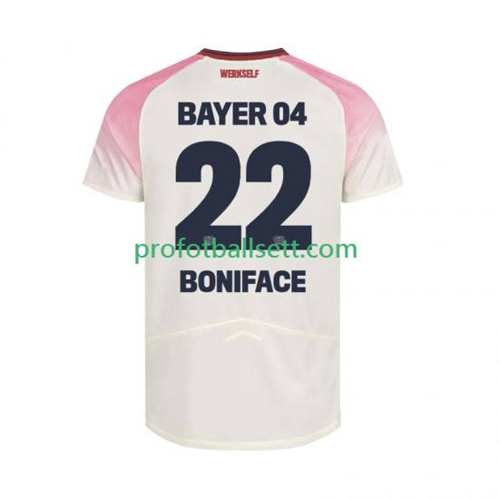 Fotballdrakt Bayer 04 Leverkusen Victor Boniface 22 Herre Bortekit 2025-2026 Kortermet