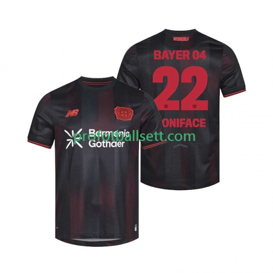 Fotballdrakt Bayer 04 Leverkusen Victor Boniface 22 Herre Hjemmekit 2025-2026 Kortermet