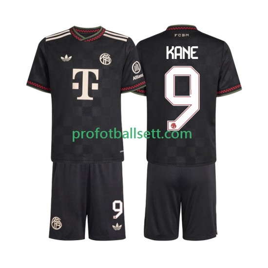 Fotballdrakt FC Bayern München Harry Kane 9 Barn Tredjekit 2025-2026 Kortermet