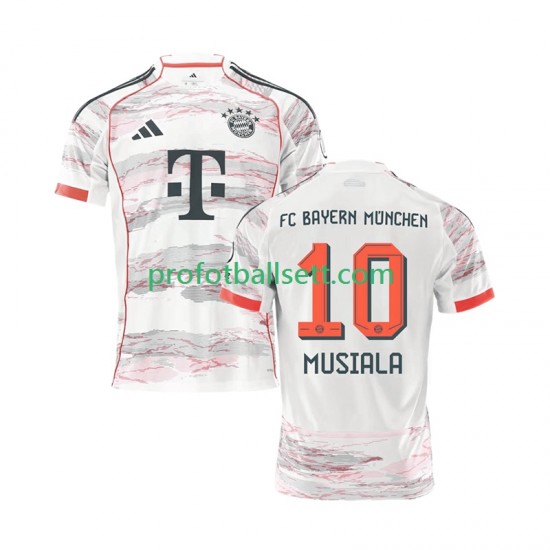 Fotballdrakt FC Bayern München Jamal Musiala 10 Herre Bortekit 2025-2026 Kortermet
