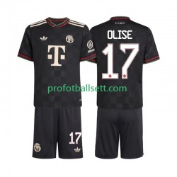 Fotballdrakt FC Bayern München Michael Olise 17 Barn Tredjekit 2025-2026 Kortermet