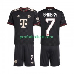 Fotballdrakt FC Bayern München Serge Gnabry 7 Barn Tredjekit 2025-2026 Kortermet