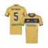 Fotballdrakt CA Boca Juniors Rodrigo Battaglia 5 Herre Bortekit 2025-2026 Kortermet