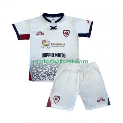 Fotballdrakt Cagliari Barn Bortekit 2025-2026 Kortermet