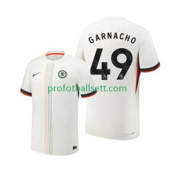 Fotballdrakt Chelsea Alejandro Garnacho 49 Herre Bortekit 2025-2026 Kortermet