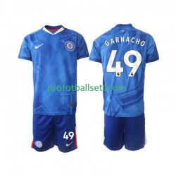 Fotballdrakt Chelsea Alejandro Garnacho 49 Barn Hjemmekit 2025-2026 Kortermet