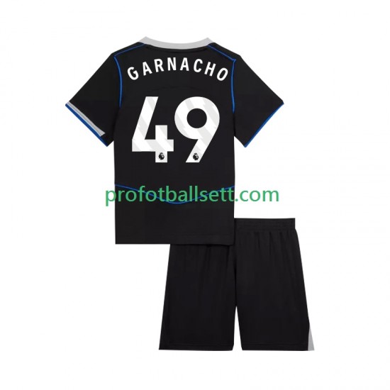 Fotballdrakt Chelsea Alejandro Garnacho 49 Barn Tredjekit 2025-2026 Kortermet