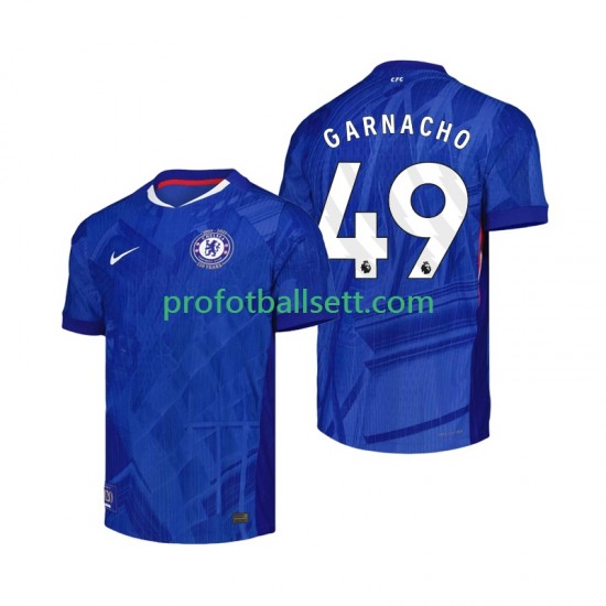 Fotballdrakt Chelsea Alejandro Garnacho 49 Herre Hjemmekit 2025-2026 Kortermet