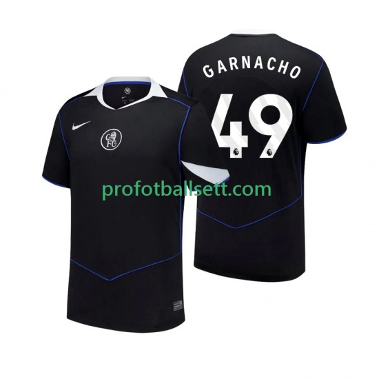 Fotballdrakt Chelsea Alejandro Garnacho 49 Herre Tredjekit 2025-2026 Kortermet