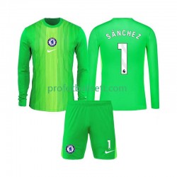 Fotballdrakt Chelsea Keeper Robert Sanchez 1 Barn Bortekit 2025-2026 Langermet