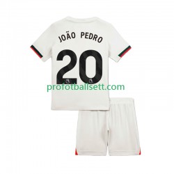 Fotballdrakt Chelsea Joao Pedro 20 Barn Bortekit 2025-2026 Kortermet