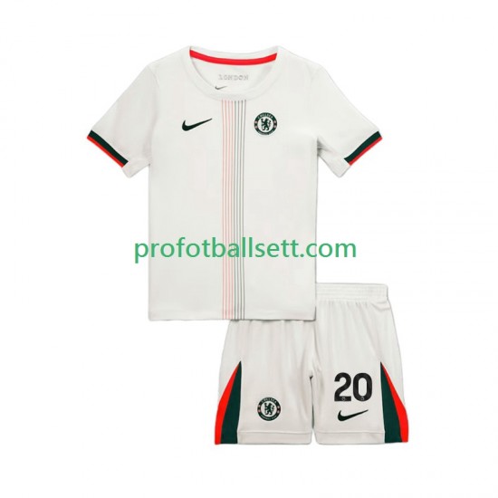 Fotballdrakt Chelsea Joao Pedro 20 Barn Bortekit 2025-2026 Kortermet