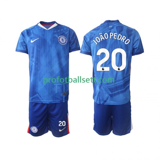 Fotballdrakt Chelsea joao pedro 20 Barn Hjemmekit 2025-2026 Kortermet