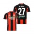 Fotballdrakt Eintracht Frankfurt Mario Gotze 27 Herre Hjemmekit 2025-2026 Kortermet