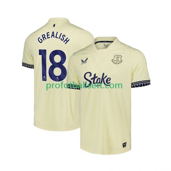 Fotballdrakt Everton Jack Grealish 18 Herre Bortekit 2025-2026 Kortermet