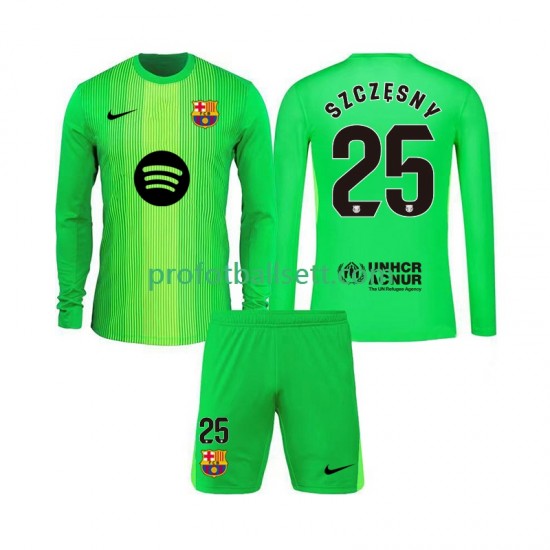 Fotballdrakt FC Barcelona Keeper Szczesny 25 Barn Hjemmekit 2025-2026 Langermet