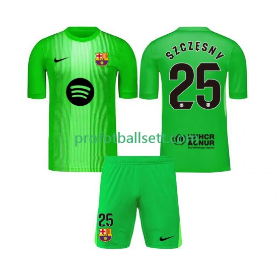 Fotballdrakt FC Barcelona Keeper Szczesny 25 Barn Hjemmekit 2025-2026 Kortermet