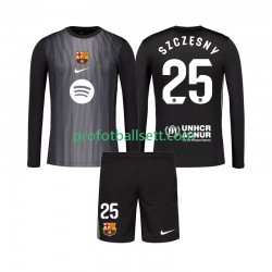 Fotballdrakt FC Barcelona Keeper Szczesny 25 Barn Tredjekit 2025-2026 Langermet