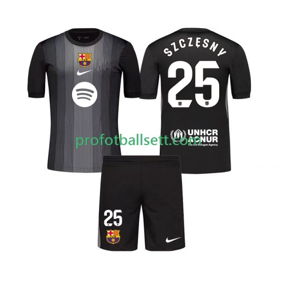 Fotballdrakt FC Barcelona Keeper Szczesny 25 Barn Tredjekit 2025-2026 Kortermet