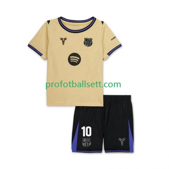 Fotballdrakt FC Barcelona Lamine Yamal 10 UCL Barn Bortekit 2025-2026 Kortermet