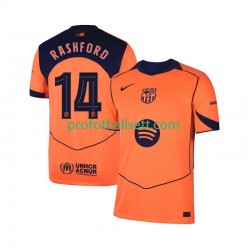 Fotballdrakt FC Barcelona Marcus Rashford 14 UCL Herre Tredjekit 2025-2026 Kortermet