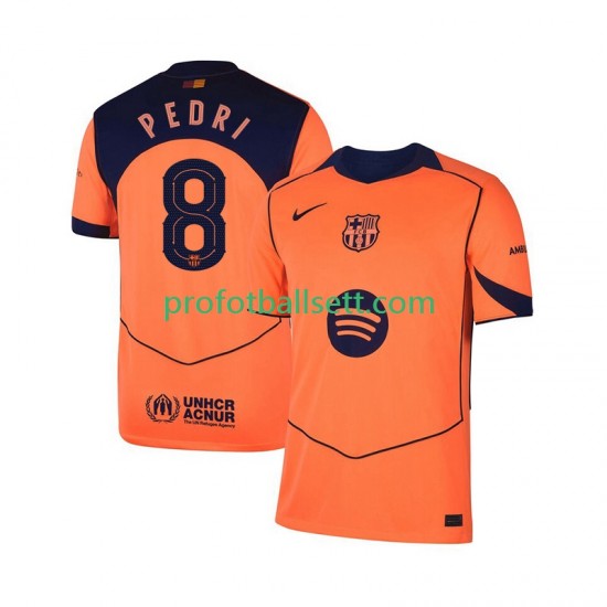 Fotballdrakt FC Barcelona Pedri 8 UCL Herre Tredjekit 2025-2026 Kortermet