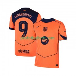 Fotballdrakt FC Barcelona Robert Lewandowski 9 UCL Herre Tredjekit 2025-2026 Kortermet